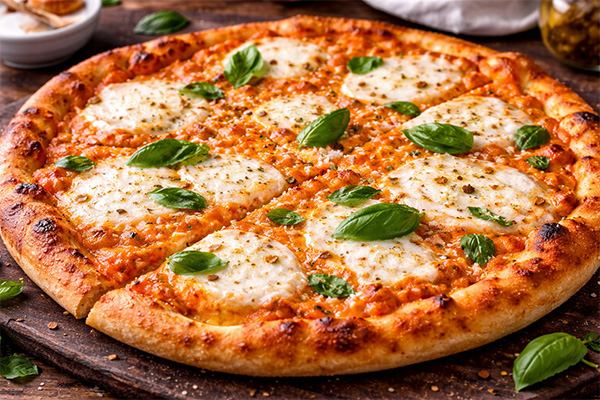 Vodka Pie with Fresh Mozzarella